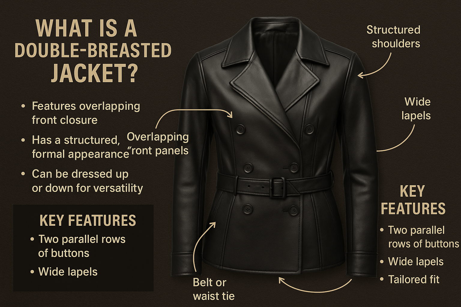 Double-Breasted Leather Jackets Explained